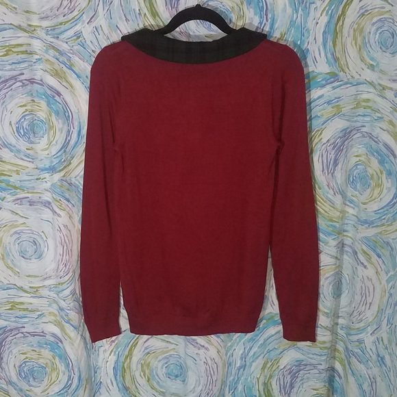 Modcloth Detachable Collar Cardigan - Picture 2 of 5